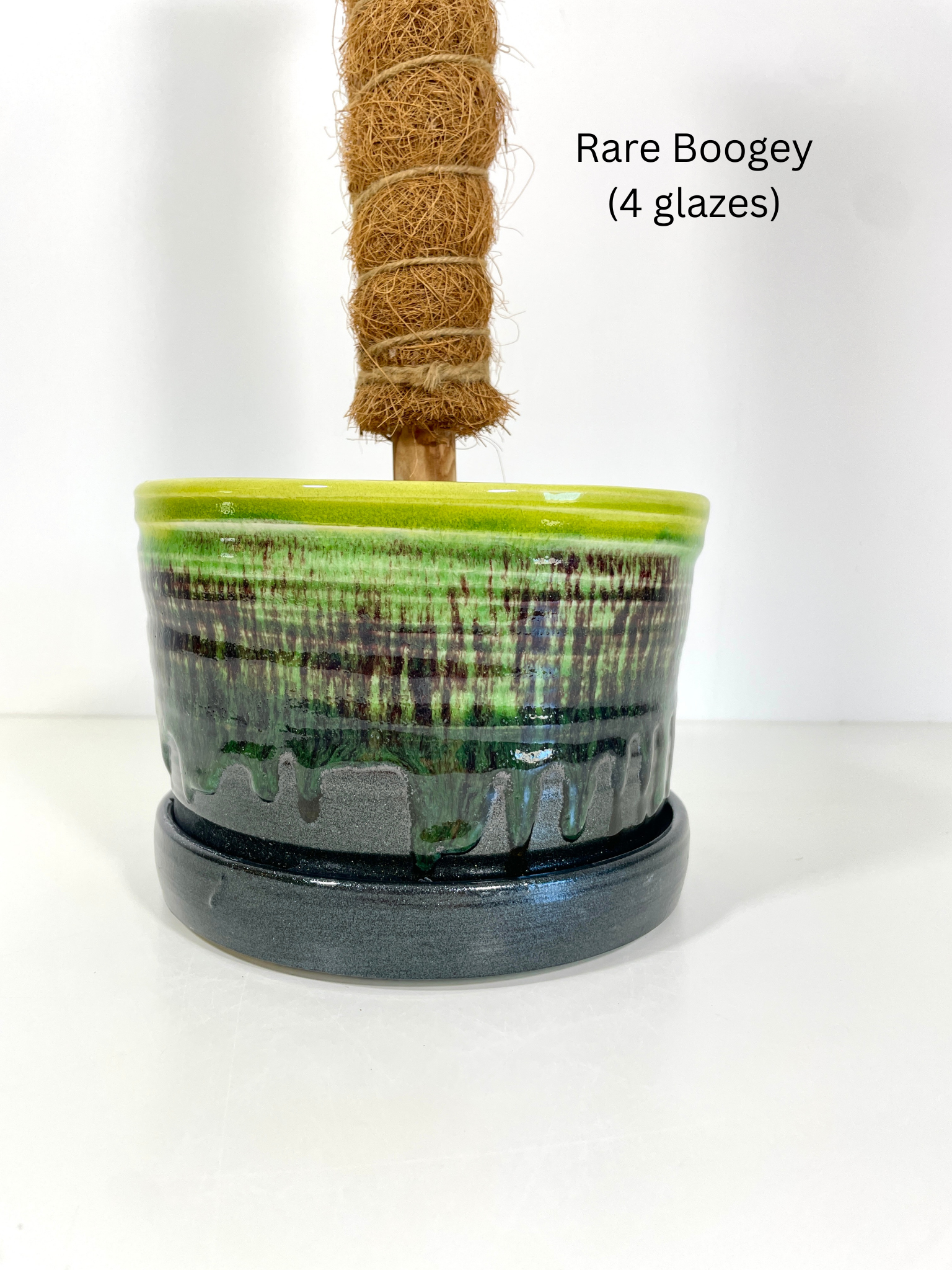 8" Pole Dancing Planter Drippy/Sparkly Glazes PRE-ORDER
