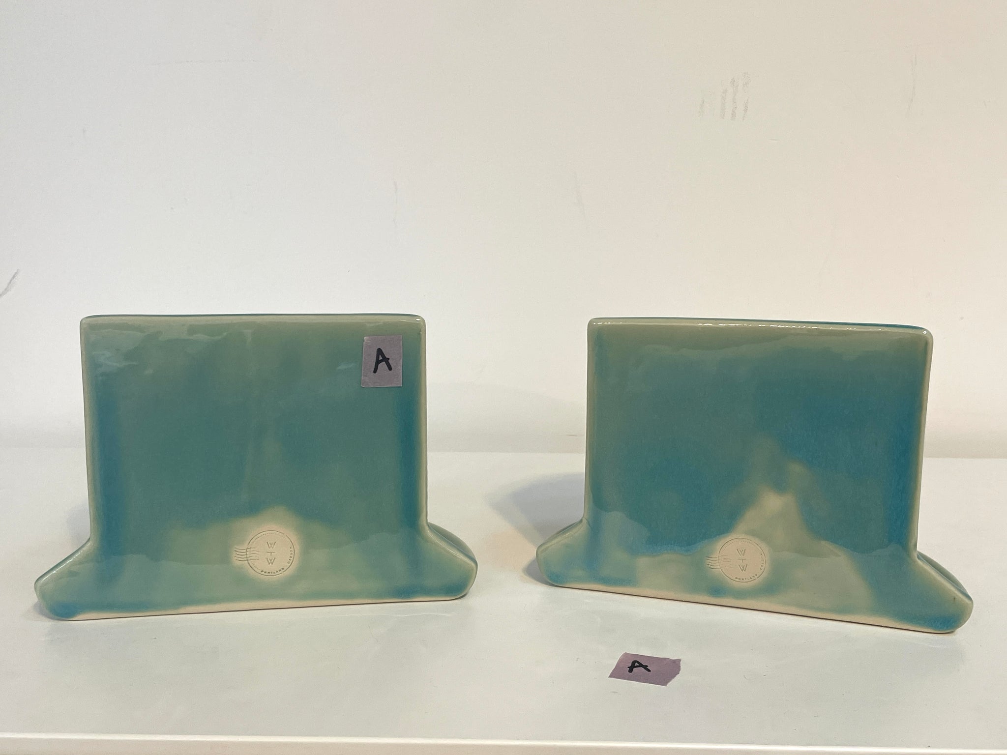 Turquoise A Plant Shelfie Bookends (Seconds)