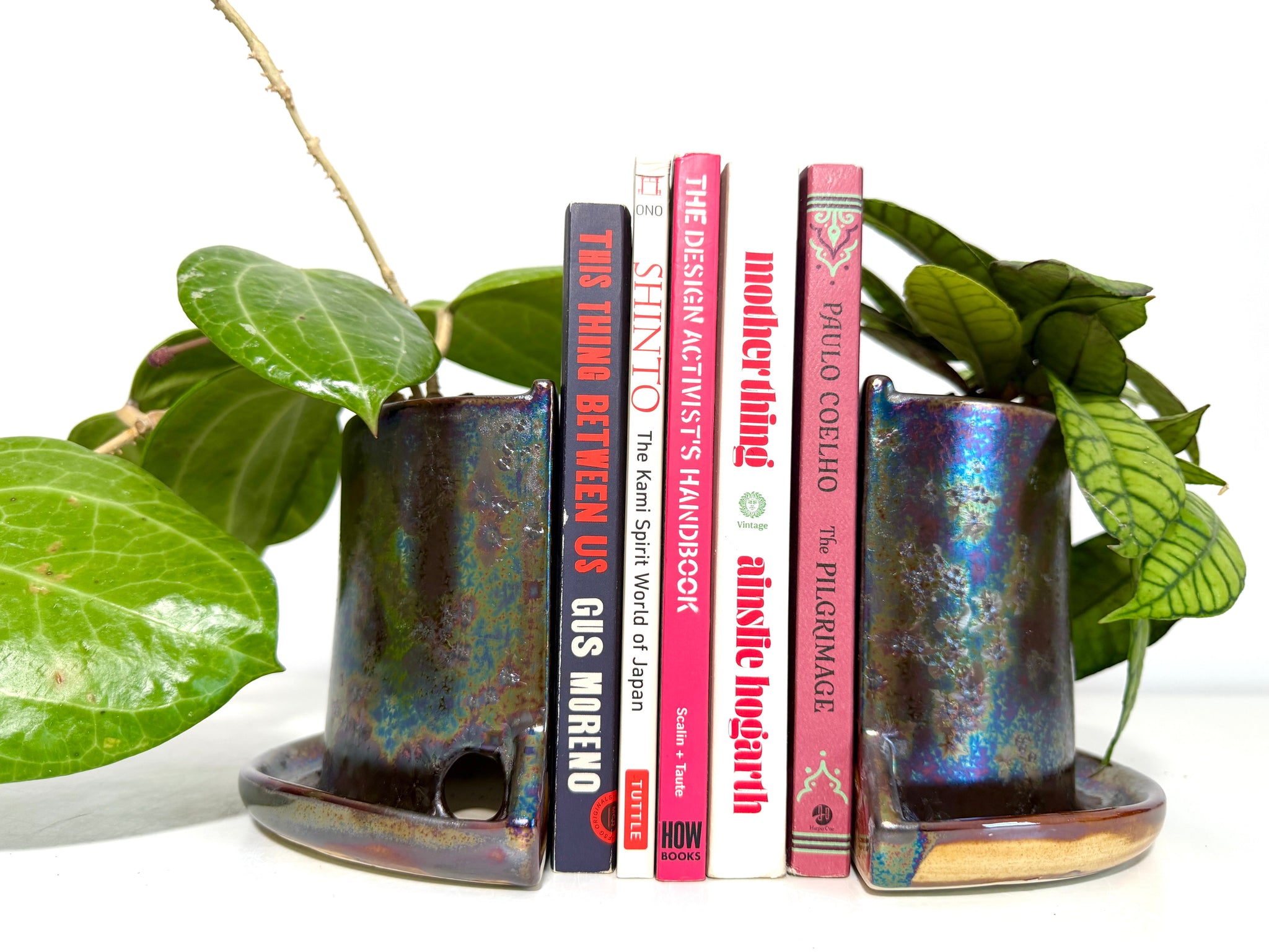 Plant Shelfie Bookends