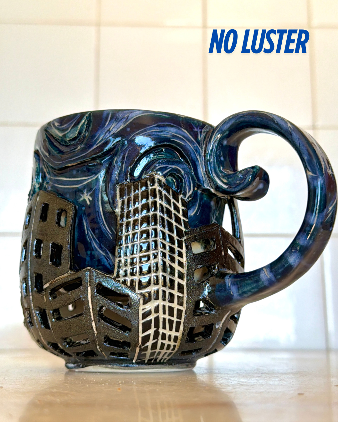 Starry Night Double Walled Cityscape Mug - Pre-Order