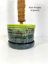 8" Pole Dancing Planter Drippy/Sparkly Glazes PRE-ORDER