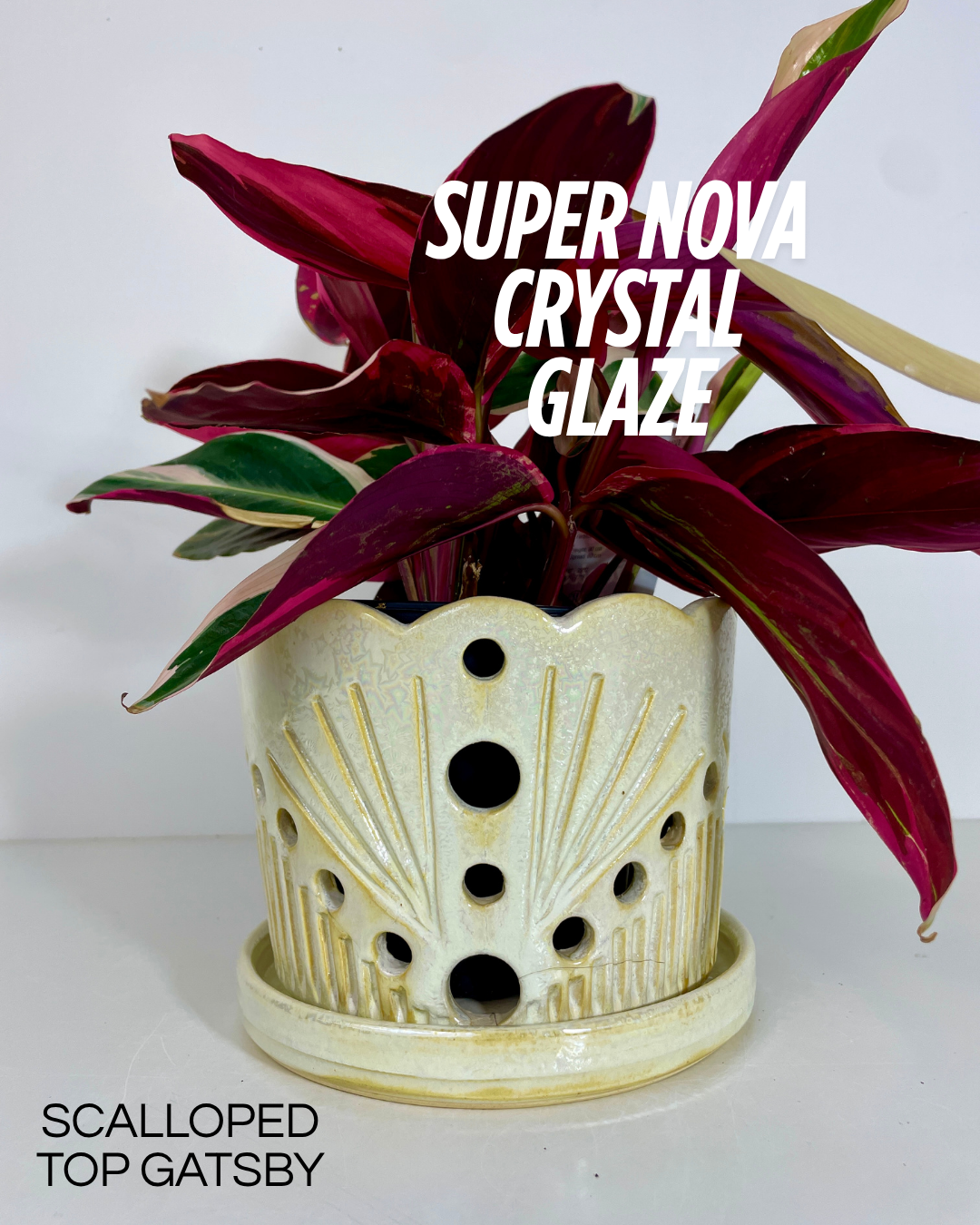 Gatsby Planter with Saucer Pre-Order