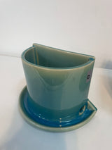 Turquoise D Plant Shelfie Bookends- (Seconds)