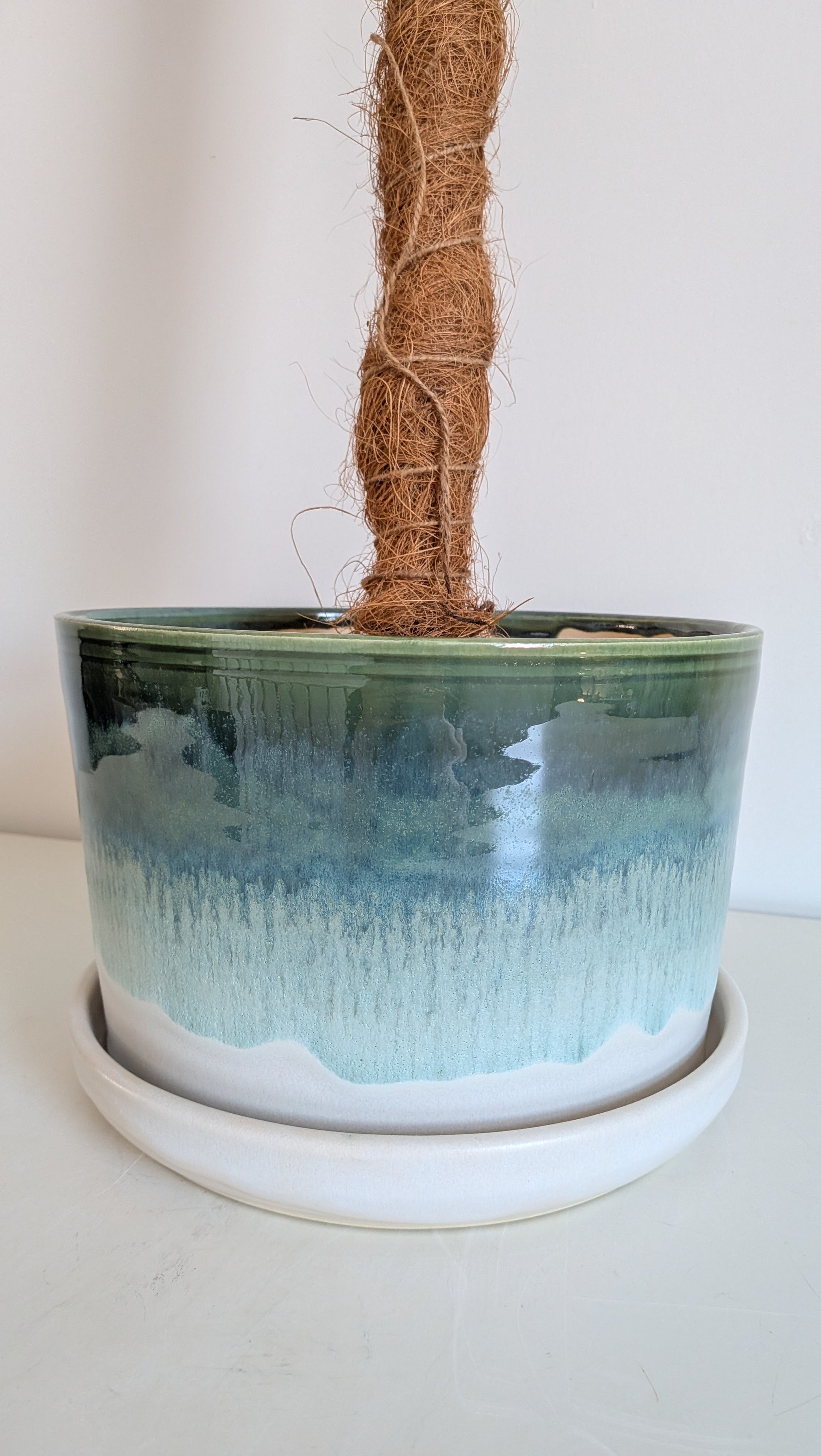 8" Pole Dancing Planter Sexy Mermaid + Unicorn Skin Glaze Combo