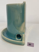 Turquoise B Plant Shelfie Bookends- (Seconds)